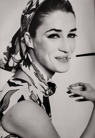 Richard Avedon, Danny Weil, Dress by Abe Schrader, New York studio, 1962