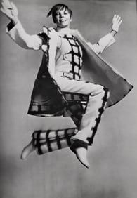 Richard Avedon, Penelope Tree, Suit by Ungaro, Paris studio, 1968