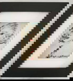 Andy Warhol (After), 'Andy Warhol, In Drag - Blonde Wig' 1981, Framed Estate Polaroid: Description After Andy Warhol After Andy Warhol 'Andy Warhol in Drag' 1981 Polaroid published in 2017 by Kidrobot, LLC copy right The Andy Warhol Foundation for the visual arts, Inc. Polaroid size: 4.