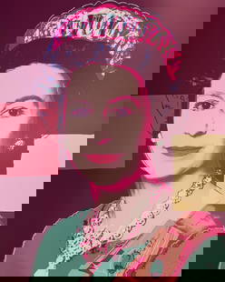 Andy Warhol, Sunday B. Morning 'Queen Elizabeth Diamond Dust' Limited Edition Serigraph: Andy Warhol - Sunday B. Morning Title: Queen Elizabeth 335 DIAMOND DUST 'Queen Elizabeth II of the United KingdomLimited Edition of 3500, Numbered in pencil on the verso with a matching coa from Sunda