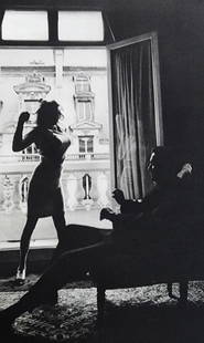 Ellen Von Unwerth 'Twin Palms' 1994: Artist/Photographer: Ellen Von Unwerth Title/Subject: Twin Palms Type Of Print: Authentic Sheet Fed Photogravure/Heliogravure. Date Of Print: 1994 Paper: Medium weight, satin/matte finish. Print Origi