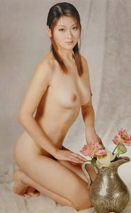 Body Shadow Nude Asian Female, 2004: Title/Subject: Body Shadow Nude Asian Female Type Of Print: Authentic Sheet Fed Photogravure/Heliogravure. Date Of Print: 2004 Paper: Medium weight, satin/matte finish. Print Origin: China Approximate
