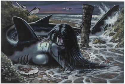 DORIAN CLEAVENGER Original Acrylic Paint on Board