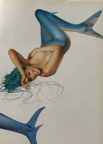 Hajime Sorayama "Untitled" Offset Lithograph 1985