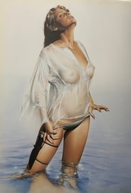 Hajime Sorayama "Untitled" Offset Lithograph 1985