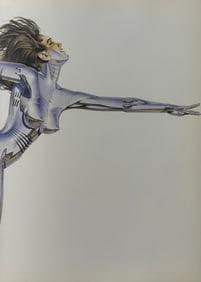 Hajime Sorayama "Untitled" Offset Lithograph 1985