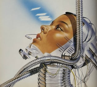 Hajime Sorayama "Untitled" Offset Lithograph 1985