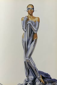 Hajime Sorayama "Untitled" Offset Lithograph 1985