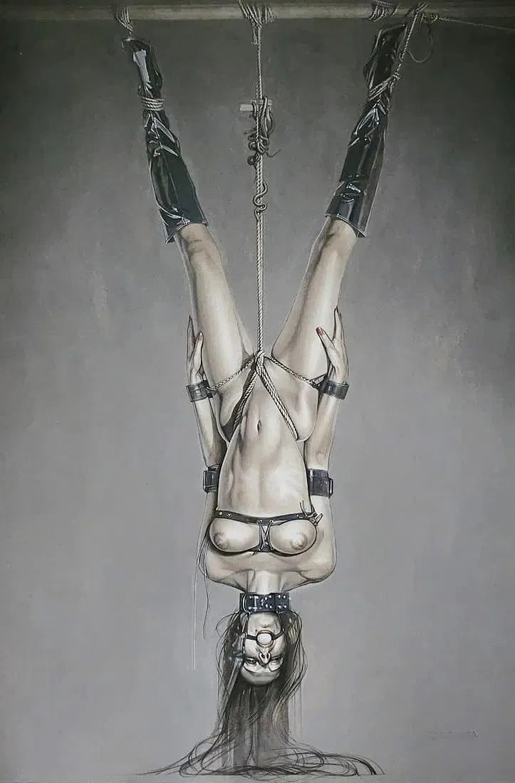 Hajime Sorayama, 'Untitled', Offset Lithograph - Large Format, 1997: Artist: Hajime Sorayama Title: Untitled Year: 1997 Offset Lithograph Dimensions: 14in. by 10in. Mount Board Size 16 x 20 Professionally dry Mounted on acid free backing with a 4 ply matt In Excellent 