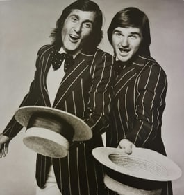 Terry O'Neill, Illie Nastase And Jimmy Connors Dressed For Wimbledon, 1974