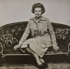 Terry O'Neill, Margaret Thatcher Modelling A Suit For A Woman'S Magazine, 1976