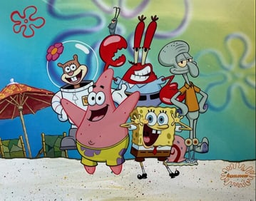 Nickelodeon, Spngebob Squarepants Animation Art, Limited Edition Animation Cel
