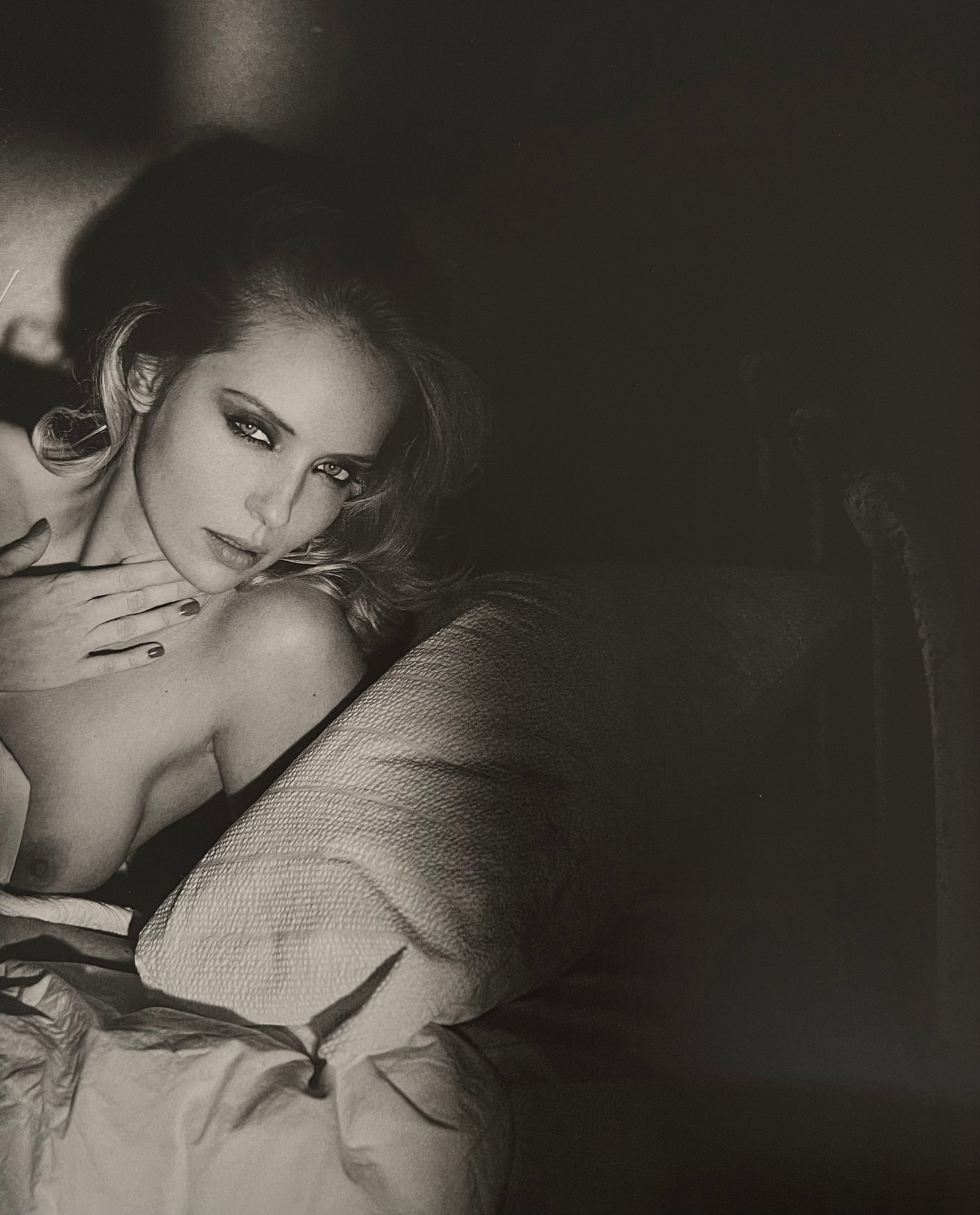 Marc Lagrange, Chiaroscuro, 2000's: Photographer: Marc Lagrange was a Belgian photographer known for his nude portraits of female figures. Lagrange created dream-like and fantastical narrative pictures populated by beautiful nudes that