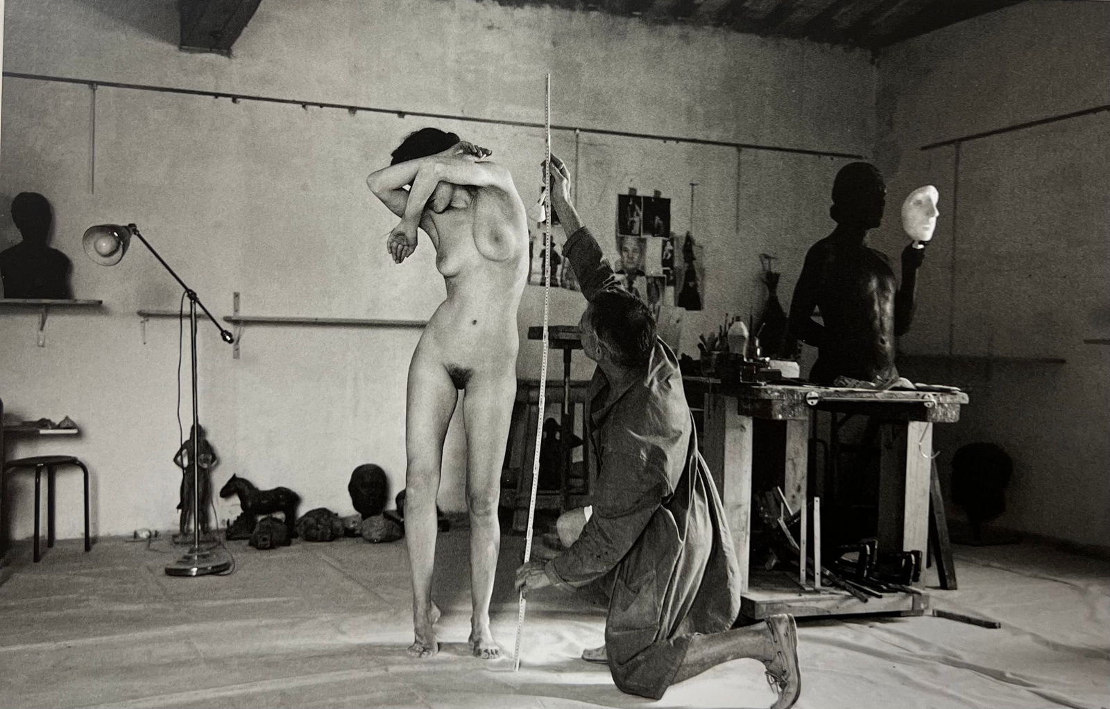Marc Lagrange, Footing Up, 2000's: Photographer: Marc Lagrange was a Belgian photographer known for his nude portraits of female figures. Lagrange created dream-like and fantastical narrative pictures populated by beautiful nudes that