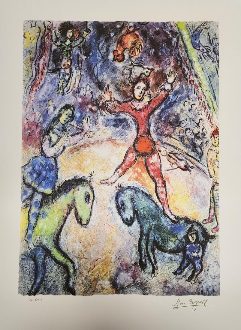 Marc Chagall, 'The Circus With Juggler', Facsimile (1 of 1)
