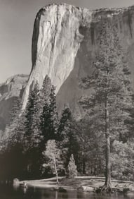 Ansel Adams, El Capitan, Merced River, Yosemite National Park, California, 1948