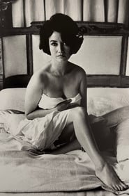 Terry O'Neill, Zena Marshall Posing In A Bedsheet, 1964
