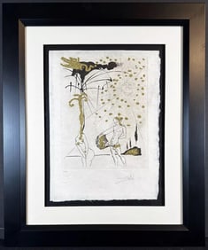 Salvador Dali, 'Les Amours Jaunes Rebel Poet', Hand Signed Etching