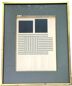 Victor Vasarely, 'Untitled', Relief Etching on Paper, 1966