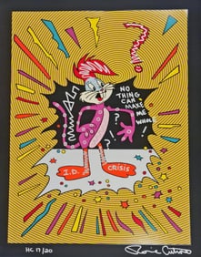 Ronnie Cutrone, 'Identity Crisis (Embellished) - Looney Tunes Mash-Up', Signed Limited Edition