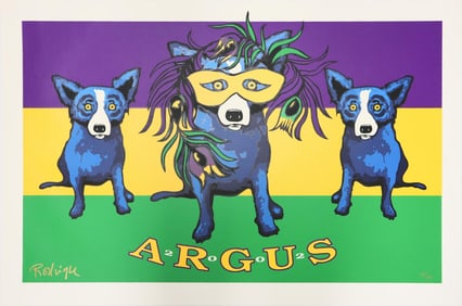 George Rodrigue, 'Argus', Signed Limited Edition Silkscreen, 2002