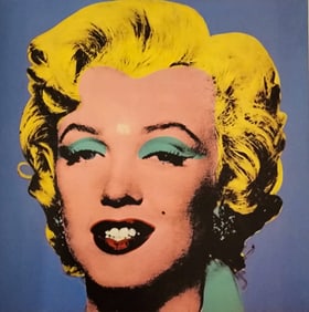 Andy Warhol, Shot light blue Marilyn, 1964