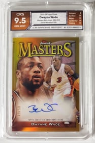 Dwayne Wade Auto /50 Gold Refractor 2023-24 Gem Mint 9.5