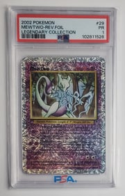 Mewtwo 2002 Reverse Foil Legendary Collection Pokemon Card PSA 1