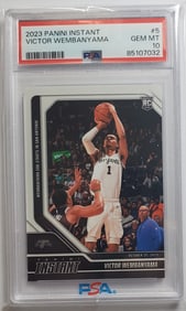 Victor Wembanyama Rookie Panini Instant PSA 10