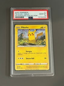 Pikachu McDonald's Collection 2022 PSA 10 Pop 61