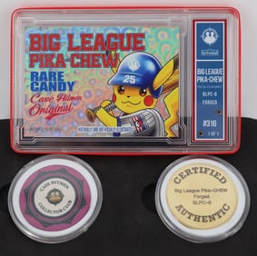 The Case Hitmen, Big League Pika-Chew 1/1 Pokemon Memorabilia Collectible