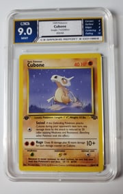 Cubone 1999 Jungle 1st Edition Pokemon Card Gem Mint 9