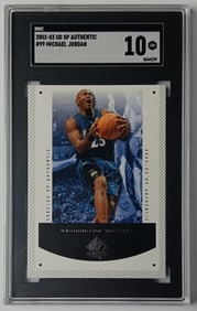 Michael Jordan 2002-03 UD SP Authentic Basketball Card Gem Mint 10