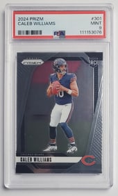 Caleb Williams 2024 Prizm Football Card Gem Mint 9