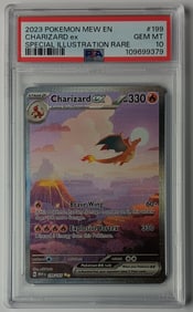 Charizard EX 2023 Mew EN Special Illustration Rare Pokemon Card PSA 10
