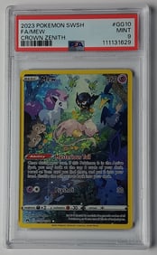 Mew 2023 SWSH Crown Zenith Pokemon Card Gem Mint 9