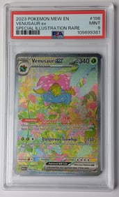 Venusaur EX 2023 Mew EN Special Illustration Rare Pokemon Card Gem Mint 9
