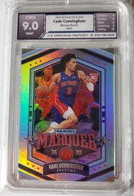Cade Cunningham Marquee Rookie Card Gem Mint 9