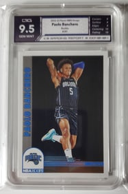 Paolo Banchero Panini NBA Hoops Rookie Card Gem Mint 9.5