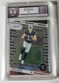 Brock Bowers Panini Absolute Rookie Gem Mint 9