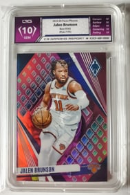 Jalen Brunson Pink /175 Panini Phoenix Gem Mint 10