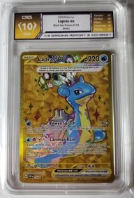 Lapras EX 2024 Black Star Promos Holo Gem Mint 10