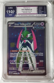 Iron Valiant EX 2023 Paradox Rift Holo Gem 10