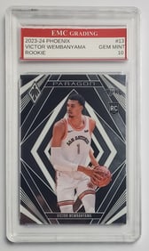 Victor Wembanyama 2023-24 Phoenix Rookie Basketball Card Gem Mint 10