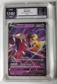 Mawile V 2022 Silver Tempest Holo Pokemon Card Gem 10