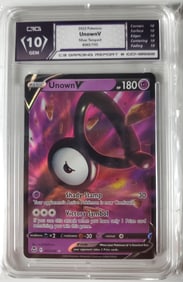 Unown V 2022 Silver Tempest Pokemon Card Gem 10