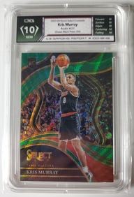 Kris Murray Rookie Green Wave Prizm /50 Gem Mint 10