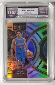 Ausar Thompson Rookie Silver Holo Prizm Gem Mint 10