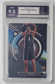 Victor Wembanyama "Wemby" Topps Finest Rookie Gem Mint 9.5 Basketball Card