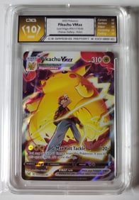Pikachu Vmax 2022 Lost Origin Holo Pokemon Card Gem 10